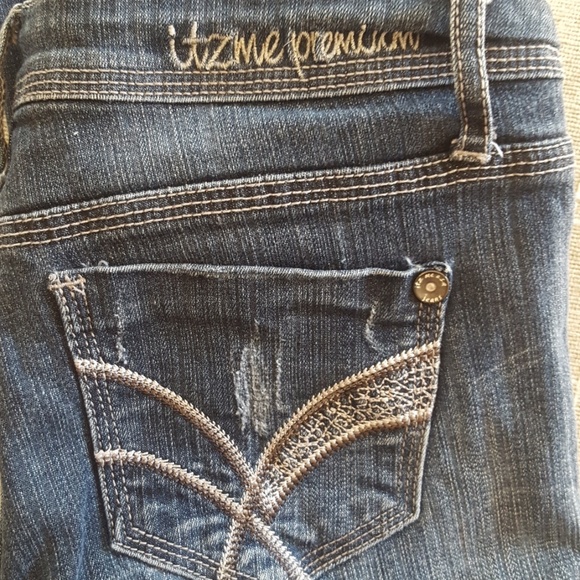 Low-rise Straight Leg Denim Jeans, Size 5,  It3 Me USA - Picture 5 of 5